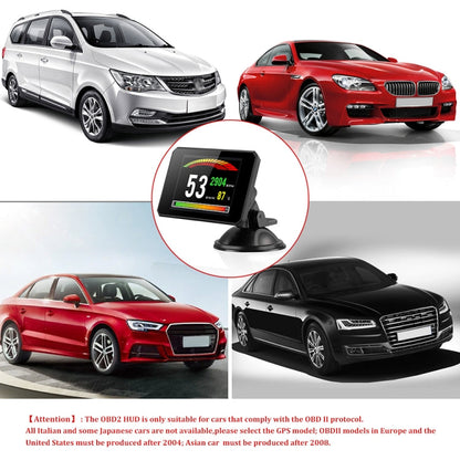 P16 Car HUD Head-up Display OBD2 Fault Code Elimination, P16