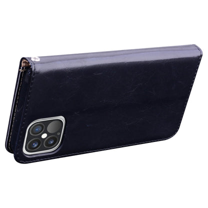Business Style Oil Wax Texture Horizontal Flip Leather Case for iPhone XR, with Holder & Card Slots & Wallet, For iPhone 12 / 12 Pro, For iPhone 12 Pro Max