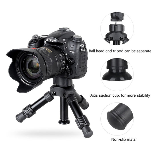 BEXIN MS02 Small Lightweight Tabletop Camera Tripod for Phone Dslr Camera, MS02