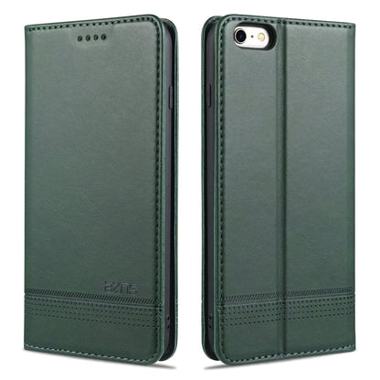 AZNS Magnetic Calf Texture Horizontal Flip Leather Case with Card Slots & Holder & Wallet, For iPhone 6, For iPhone 6 Plus, For iPhone 8 / 7, For iPhone 8 Plus/7 Plus