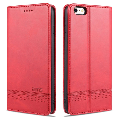 AZNS Magnetic Calf Texture Horizontal Flip Leather Case with Card Slots & Holder & Wallet, For iPhone 6, For iPhone 6 Plus, For iPhone 8 / 7, For iPhone 8 Plus/7 Plus