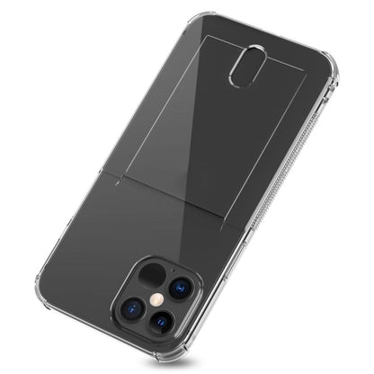 TPU Transparent Protective Case with Card Slots, For iPhone 12, For iPhone 12 Mini