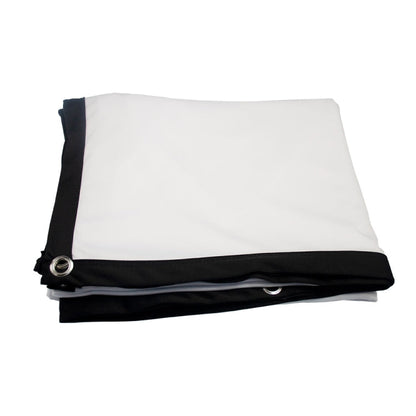 Folding Milk Silk Polyester Projector Film Curtain, 60 inch (16:9) Projection Area: 133 x 75cm, 60 inch (4:3) Projection Area: 120 x 90cm, 72 inch (16:9) Projection Area: 159 x 90cm, 72 inch (4:3) Projection Area: 146 x 110cm                           ...