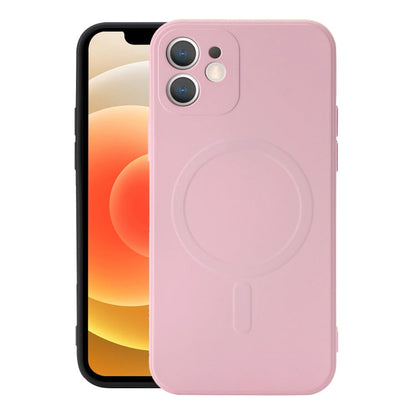 Liquid Silicone Full Coverage Shockproof Magsafe Case, For iPhone 12, For iPhone 12 mini, For iPhone 12 Pro Max, For iPhone 12 Pro