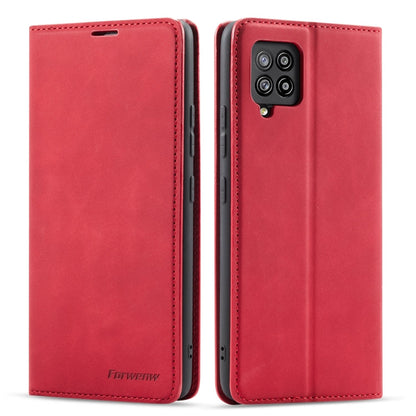 Forwenw Dream Series Oil Edge Strong Magnetism Horizontal Flip Leather Case with Holder & Card Slots & Wallet & Photo Frame, For Samsung Galaxy A42 5G