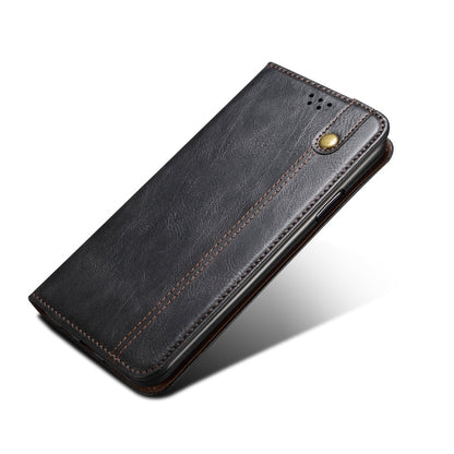 Simple Wax Crazy Horse Texture Horizontal Flip Leather Case with Card Slots & Wallet, For iPhone 11, For iPhone 11 Pro, For iPhone 11 Pro Max, For iPhone 12 mini, For iPhone 12 / 12 Pro, For iPhone 12 Pro Max
