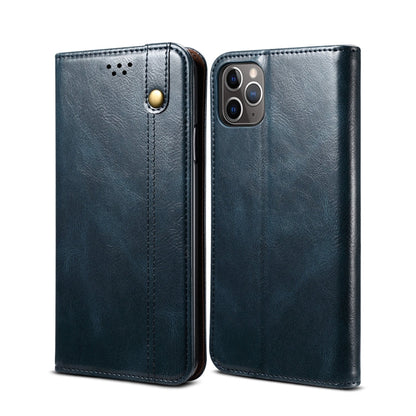 Simple Wax Crazy Horse Texture Horizontal Flip Leather Case with Card Slots & Wallet, For iPhone 11, For iPhone 11 Pro, For iPhone 11 Pro Max, For iPhone 12 mini, For iPhone 12 / 12 Pro, For iPhone 12 Pro Max