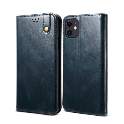 Simple Wax Crazy Horse Texture Horizontal Flip Leather Case with Card Slots & Wallet, For iPhone 11, For iPhone 11 Pro, For iPhone 11 Pro Max, For iPhone 12 mini, For iPhone 12 / 12 Pro, For iPhone 12 Pro Max