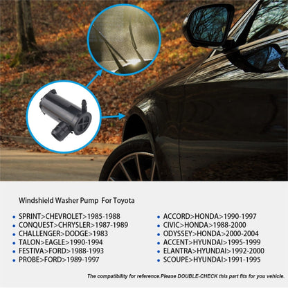 DC12V High Pressure Windshield Washer Wipers Washer Pump 85310-22080 for Honda, For Honda