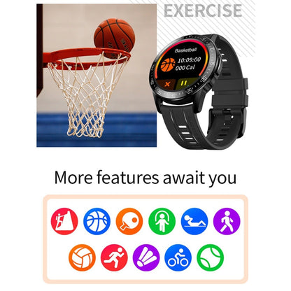 GT3 1.3 inch Full-fit Round Screen Smart Watch, Support Sleep Monitor / Heart Rate Monitor / Temperature Monitoring