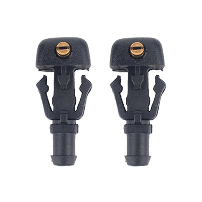 2 PCS Front Windshield Washer Wiper Jet Water Spray Nozzle + Hose Connector Set 3W7Z17603AA for Ford F-150, For Ford F-150 + Hose