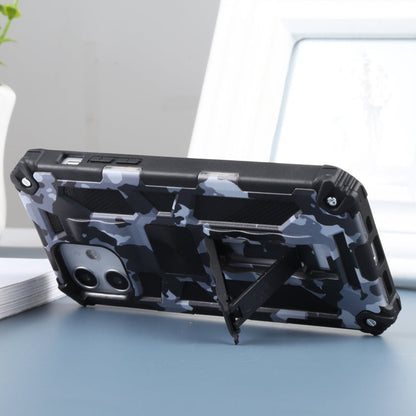 Camouflage Armor Shockproof TPU + PC Magnetic Protective Case with Holder, For iPhone 12 / 12 Pro, For iPhone 12 Pro Max