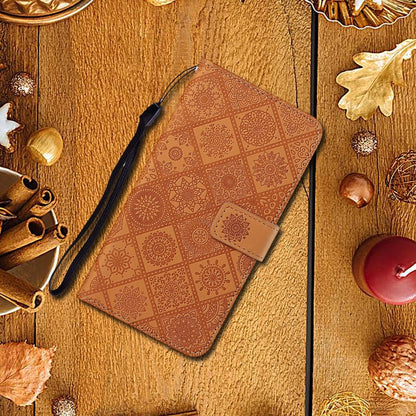 Ethnic Style Embossed Pattern Horizontal Flip Leather Case with Holder & Card Slots & Wallet & Lanyard, For iPhone 12, For iPhone 12 Mini, For iPhone 12 Pro Max