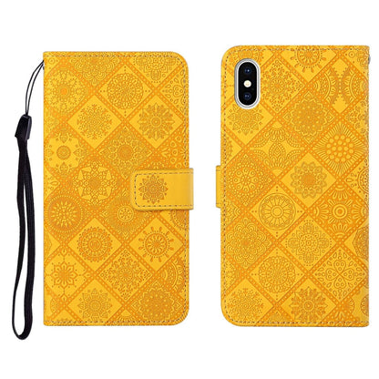 Ethnic Style Embossed Pattern Horizontal Flip Leather Case with Holder & Card Slots & Wallet & Lanyard, For iPhone SE 2022 / SE 2020 / 8 / 7, For iPhone XR, For iPhone XS Max
