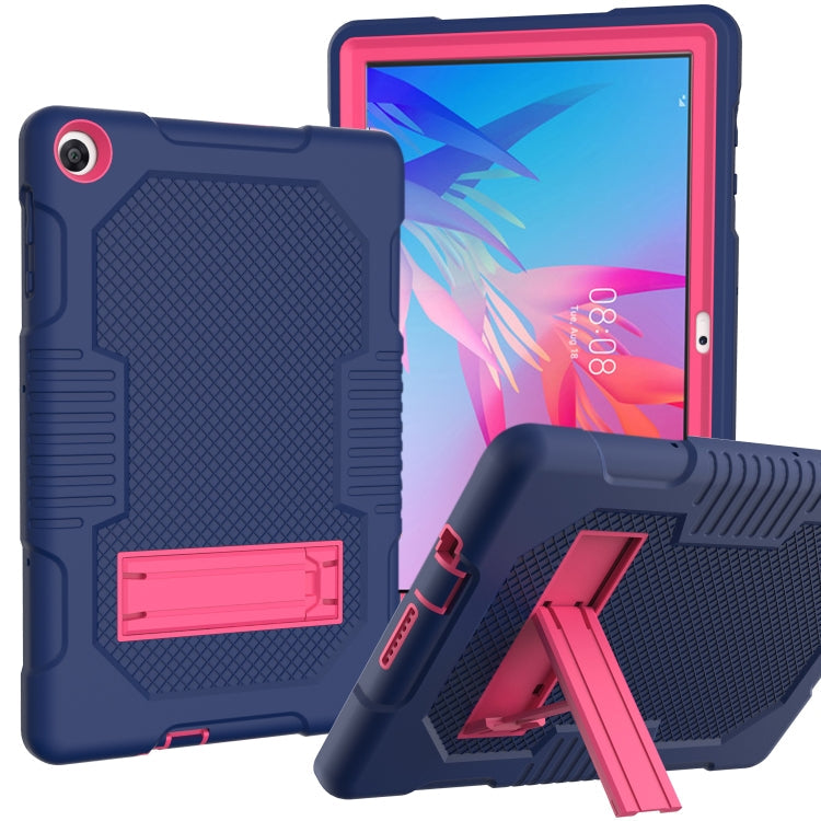 Contrast Color Robot Shockproof Silicone + PC Protective Case with Holder, For Huawei MatePad T10, For Huawei MatePad T8 8.0(2020)