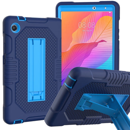 Contrast Color Robot Shockproof Silicone + PC Protective Case with Holder, For Huawei MatePad T10, For Huawei MatePad T8 8.0(2020)