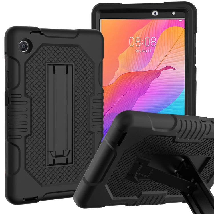 Contrast Color Robot Shockproof Silicone + PC Protective Case with Holder, For Huawei MatePad T10, For Huawei MatePad T8 8.0(2020)