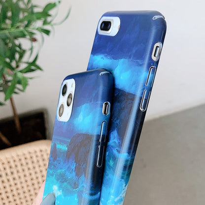 Water Stick Style Hard Protective Case, For iPhone 12 / 12 Pro