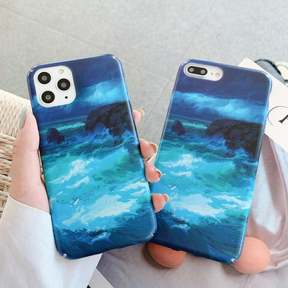 Water Stick Style Hard Protective Case, For iPhone 12 / 12 Pro