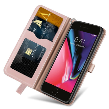 Life of Tree Embossing Pattern Horizontal Flip Leather Case with Holder & Card Slot & Wallet & Photo Frame & Lanyard, For iPhone 6 & 6s, For iPhone 6 Plus & 6s Plus, For iPhone 8 & 7, For iPhone 8 Plus & 7 Plus