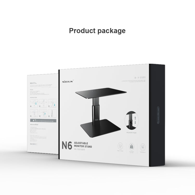 NILLKIN N6 Adjustabale Highdesk Laptop Monitor Stand Holder, EDA0011511, EDA0011511S