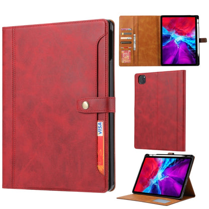 Calf Texture Double Fold Clasp Horizontal Flip Leather Case with Photo Frame & Holder & Card Slots & Wallet, For iPad 10.2, For iPad Pro 10.5, For iPad 9.7 (2018/2017) / Air 2, For iPad mini 5 / mini 4 / mini 3, For iPad Pro 11 inch (2020)             ...