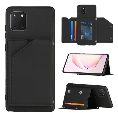 Skin Feel PU + TPU + PC Back Cover Shockproof Case with Card Slots & Holder & Photo Frame, For Samsung Galaxy M60s & A81, For Huawei P40 Lite & Nova 6 SE, For Samsung Galaxy S20 FE, For Samsung Galaxy S20 Ultra