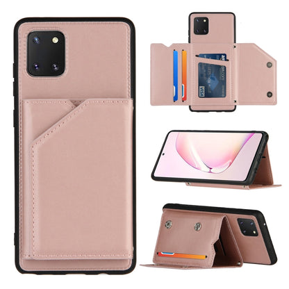 Skin Feel PU + TPU + PC Back Cover Shockproof Case with Card Slots & Holder & Photo Frame, For Samsung Galaxy M60s & A81, For Huawei P40 Lite & Nova 6 SE, For Samsung Galaxy S20 FE, For Samsung Galaxy S20 Ultra