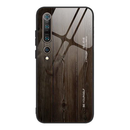 Wood Grain Glass Protective Case, For Samsung Galaxy Note20, For Samsung Galaxy Note20 Ultra, For Xiaomi Mi 10 Pro, For Xiaomi 10T / 10T Pro