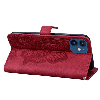 Retro Skin Feel Butterflies Embossing Horizontal Flip Leather Case with Holder & Card Slots & Wallet, For iPhone 12 / 12 Pro, For iPhone 12 Pro Max, For iPhone XR, For iPhone X / XS