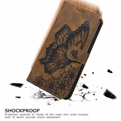 Retro Skin Feel Butterflies Embossing Horizontal Flip Leather Case with Holder & Card Slots & Wallet, For Samsung Galaxy S21+ 5G