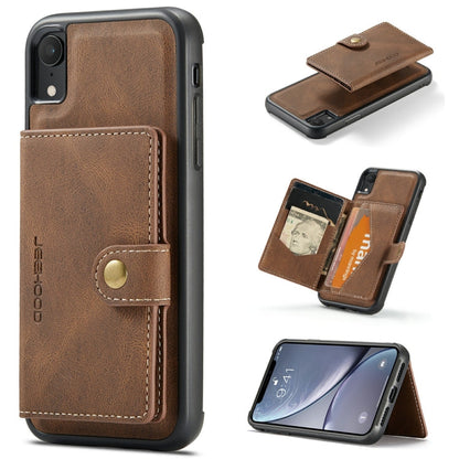 JEEHOOD Retro Magnetic Detachable Protective Case with Wallet & Card Slot & Holder, For iPhone 8 Plus & 7 Plus, For iPhone SE 2022 / SE 2020 & 8 & 7, For iPhone X / XS, For iPhone XR