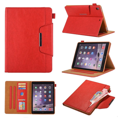 For iPad 10.2 inch Business Style Horizontal Flip Leather Case with Holder & Card Slot & Photo Frame & Wallet