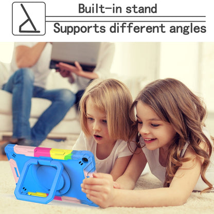 Contrast Color Shockproof Robot Silicone + PC Case with Wristband Holder, For Samsung Galaxy Tab A10.1 (2019) T510, For Samsung Galaxy Tab A 8.0 (2019) T290