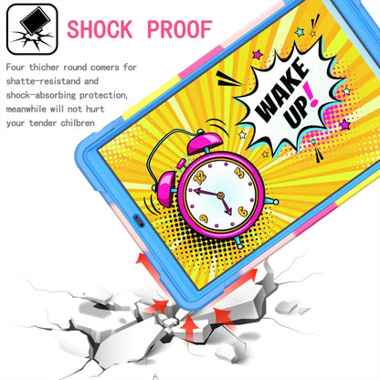 Contrast Color Shockproof Robot Silicone + PC Case with Wristband Holder, For Samsung Galaxy Tab A10.1 (2019) T510, For Samsung Galaxy Tab A 8.0 (2019) T290
