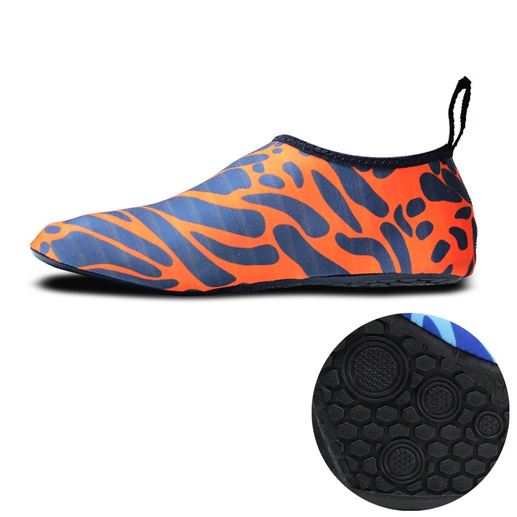 Non-slip Wear-resisting Thick Rubber Sole Diving Shoes and  Socks, One Pair, XXXL