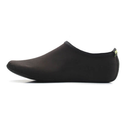 Non-slip Plastic Grain Texture Thick Cloth Sole Solid Color Diving Shoes and Socks, One Pair, XXXL