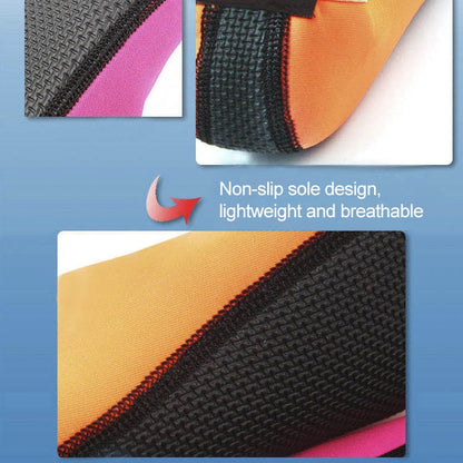 3mm Non-slip Rubber Embossing Texture Sole Solid Color Diving Shoes and Socks, One Pair, XXXL