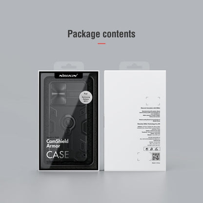 NILLKIN Shockproof CamShield Armor Protective Case with Invisible Ring Holder, For Samsung Galaxy S21+ 5G