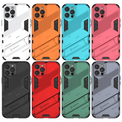 Punk Armor 2 in 1 PC + TPU Shockproof Case with Invisible Holder, For iPhone 12 Pro Max, For iPhone 11 Pro, For iPhone 11