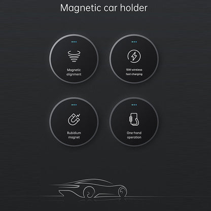 JOYROOM JR-ZS240 15W Max Car Magnetic Wireless Charge Holder, JR-ZS240