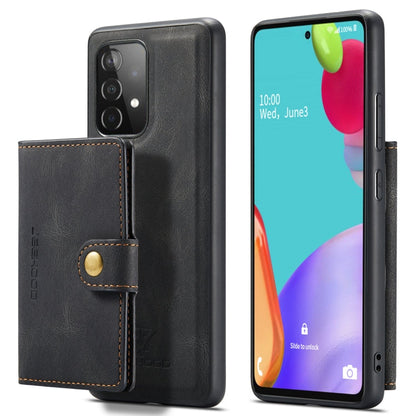 JEEHOOD Retro Magnetic Detachable Protective Case with Wallet & Card Slot & Holder, For Samsung Galaxy A52 5G, For Samsung Galaxy A72 5G, For Samsung Galaxy A51 5G