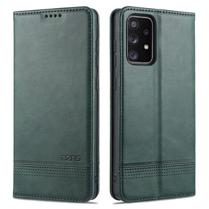 AZNS Magnetic Calf Texture Horizontal Flip Leather Case with Card Slots & Holder & Wallet, For Samsung Galaxy A02s, For Samsung Galaxy A52 5G / 4G, For Samsung Galaxy A72 5G / 4G