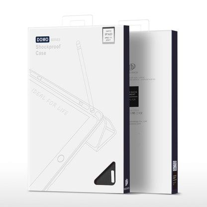 DUX DUCIS Domo Series Horizontal Flip Magnetic TPU + PU Leather Case with Three-folding Holder & Pen Slot & Sleep / Wake-up Function, iPad Pro 11 （2021）/(2020), iPad Pro 12.9  2021 / 2020