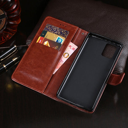 idewei Crazy Horse Texture Horizontal Flip Leather Case with Holder & Card Slots & Wallet, For OPPO Realme V11 5G, For Xiaomi Redmi K40, For Samsung Galaxy A02 (EU Version)