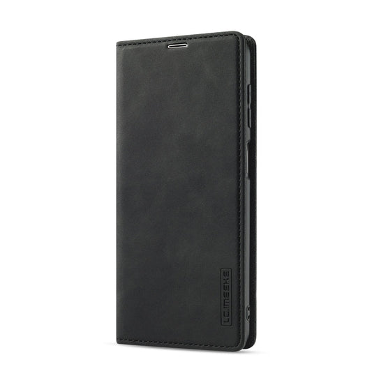 LC.IMEEKE Strong Magnetism Ultra-thin Horizontal Flip Matte TPU + PU Leather Case with Holder & Card Slots & Wallet, For Samsung Galaxy A12, For Samsung Galaxy A52 5G / 4G, For Samsung Galaxy A72 5G / 4G, For SamsungGalaxy A52 5G / 4G