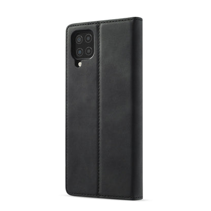 LC.IMEEKE Strong Magnetism Ultra-thin Horizontal Flip Matte TPU + PU Leather Case with Holder & Card Slots & Wallet, For Samsung Galaxy A12, For Samsung Galaxy A52 5G / 4G, For Samsung Galaxy A72 5G / 4G, For SamsungGalaxy A52 5G / 4G