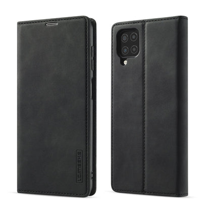 LC.IMEEKE Strong Magnetism Ultra-thin Horizontal Flip Matte TPU + PU Leather Case with Holder & Card Slots & Wallet, For Samsung Galaxy A12, For Samsung Galaxy A52 5G / 4G, For Samsung Galaxy A72 5G / 4G, For SamsungGalaxy A52 5G / 4G