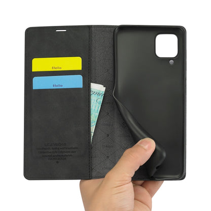 LC.IMEEKE Strong Magnetism Ultra-thin Horizontal Flip Matte TPU + PU Leather Case with Holder & Card Slots & Wallet, For Samsung Galaxy A12, For Samsung Galaxy A52 5G / 4G, For Samsung Galaxy A72 5G / 4G, For SamsungGalaxy A52 5G / 4G