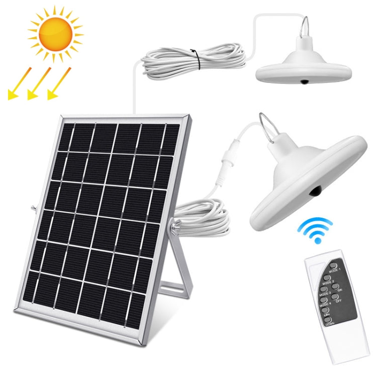 Smart Induction 2 in 1 112LEDs Solar Light Indoor and Outdoor Garden Garage LED Lamp, 2 in 1 White Light, 2 in 1 Warm Light